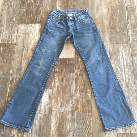 COWGIRL TUFF "Wild Thing" bootcut jeans sz 25x33L - Picture 5 of 13